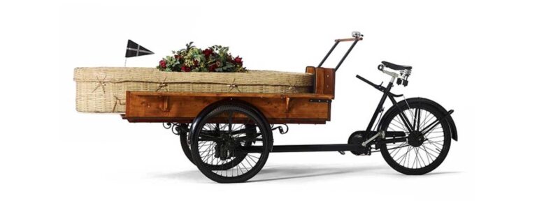 Duurzame uitvaart Rouwbakfiets
