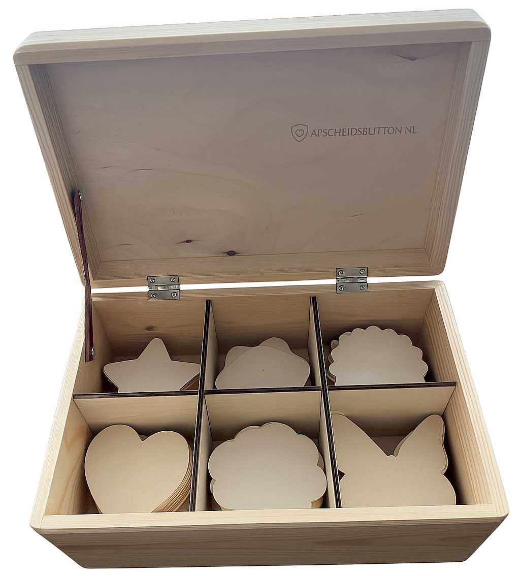 De Afscheidsbutton In Memoriam Box